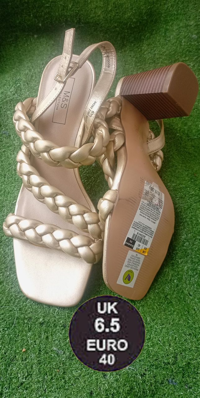 MARKS AND SPENCER BRAIDED DETAIL SHOES
