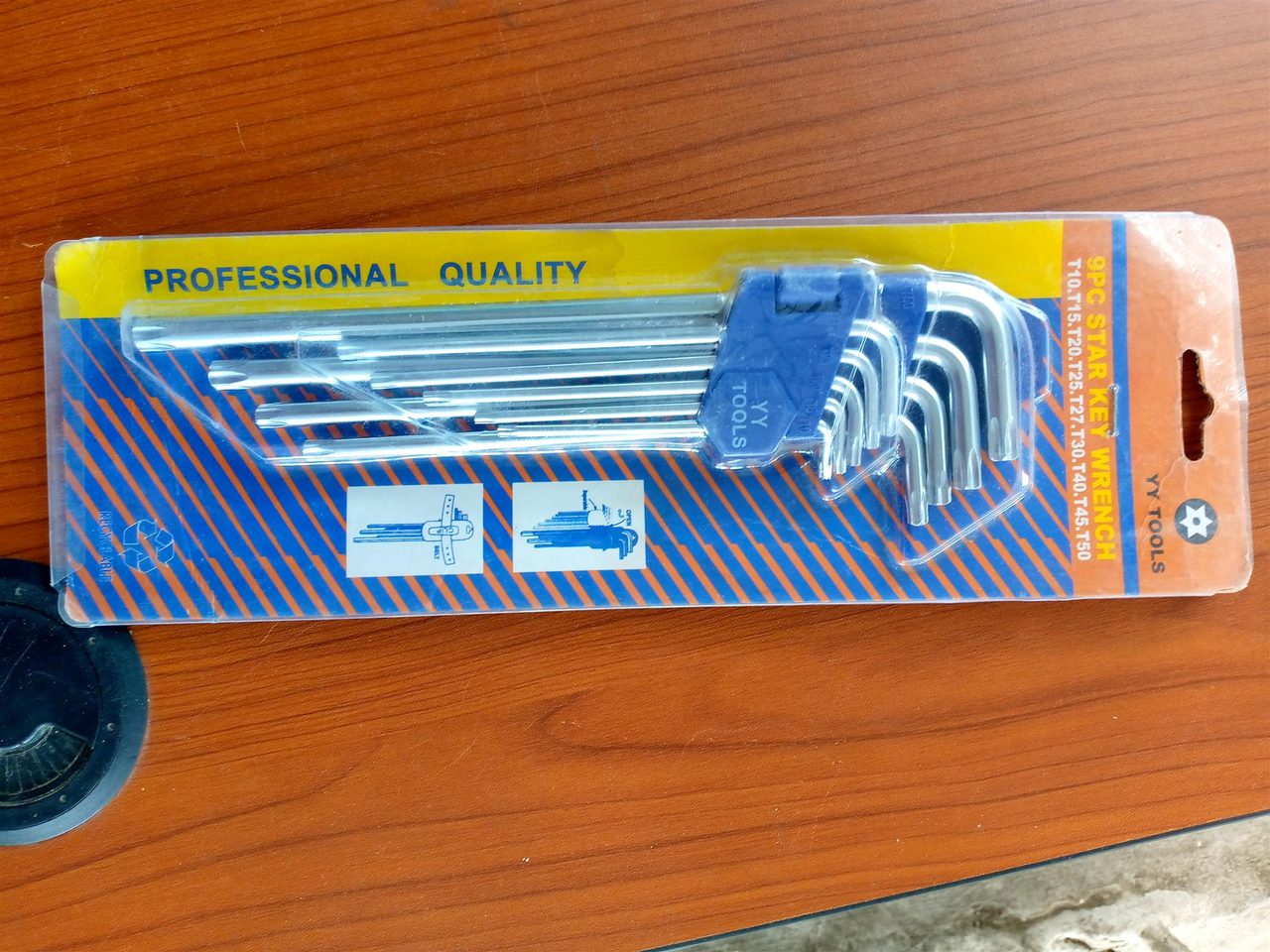 9pcs star key
