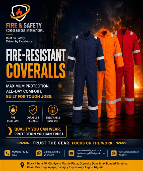 Fire resistant coverall