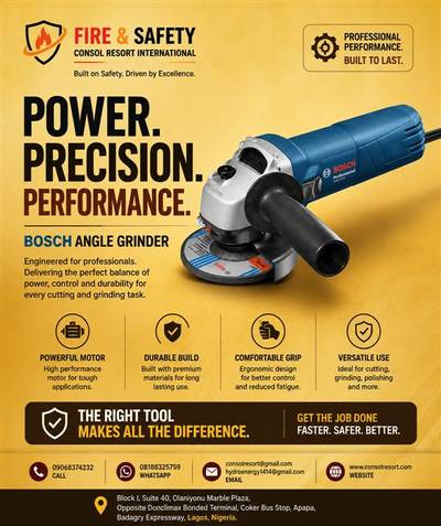 Bosch angel grinder
