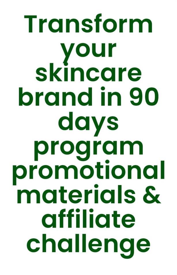 Transform Your Skincare Brand