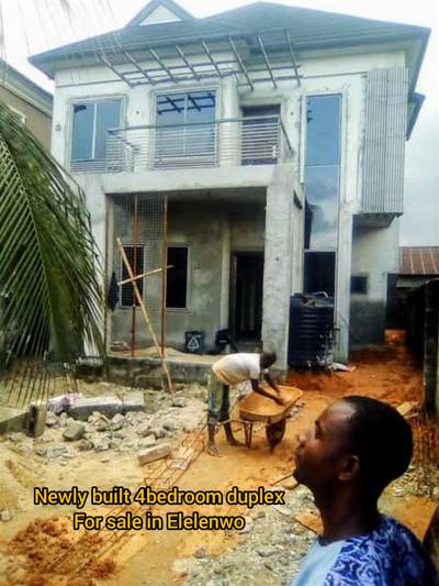 New bedroom duplex for sale in elelenwo