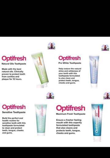 Optifresh Toothpaste By Oriflame