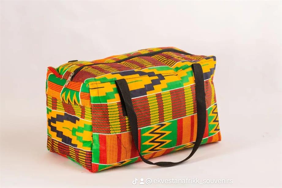 Kente duffle bag