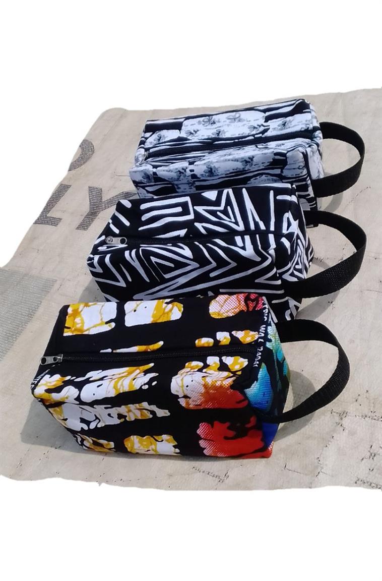 Ankara toiletry bags for party souvenirs