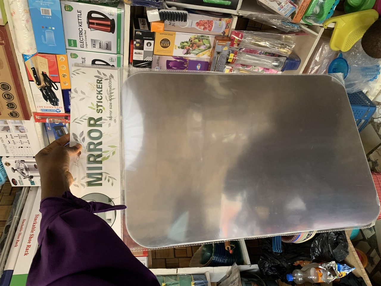 Mirror sticker