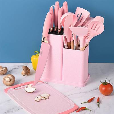 19 pieces silicone cookware
