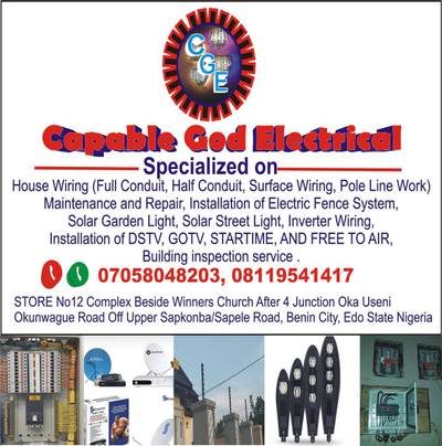 Capable God Electrical Company serves