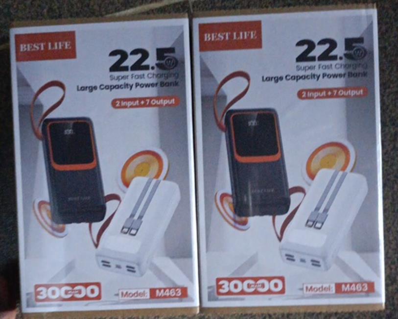 Power banks and cables all types