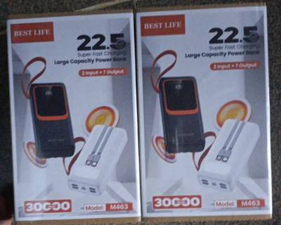Power banks and cables all types