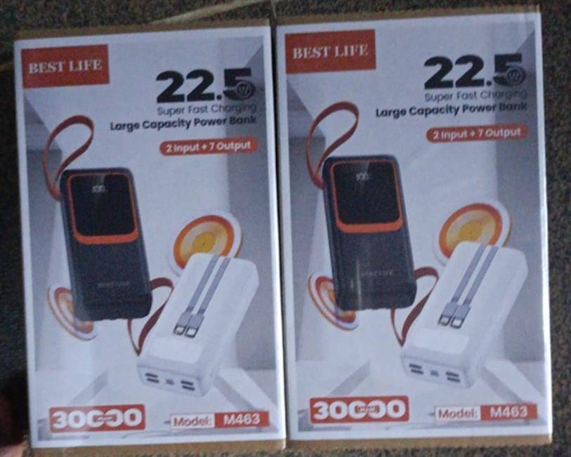 Power banks and cables all types