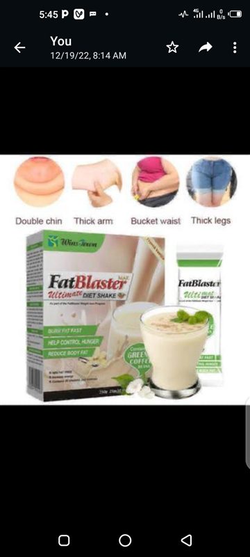 Fat blaster milk