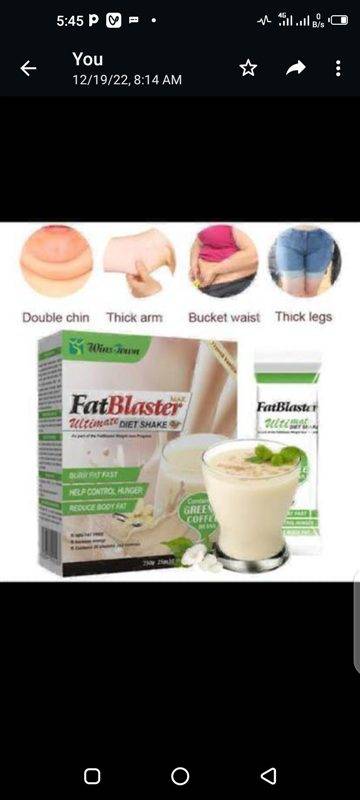 Fat blaster milk