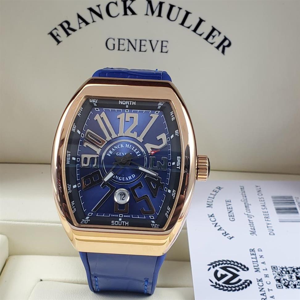 FRANCK MULLER VANGUARD LEATHER