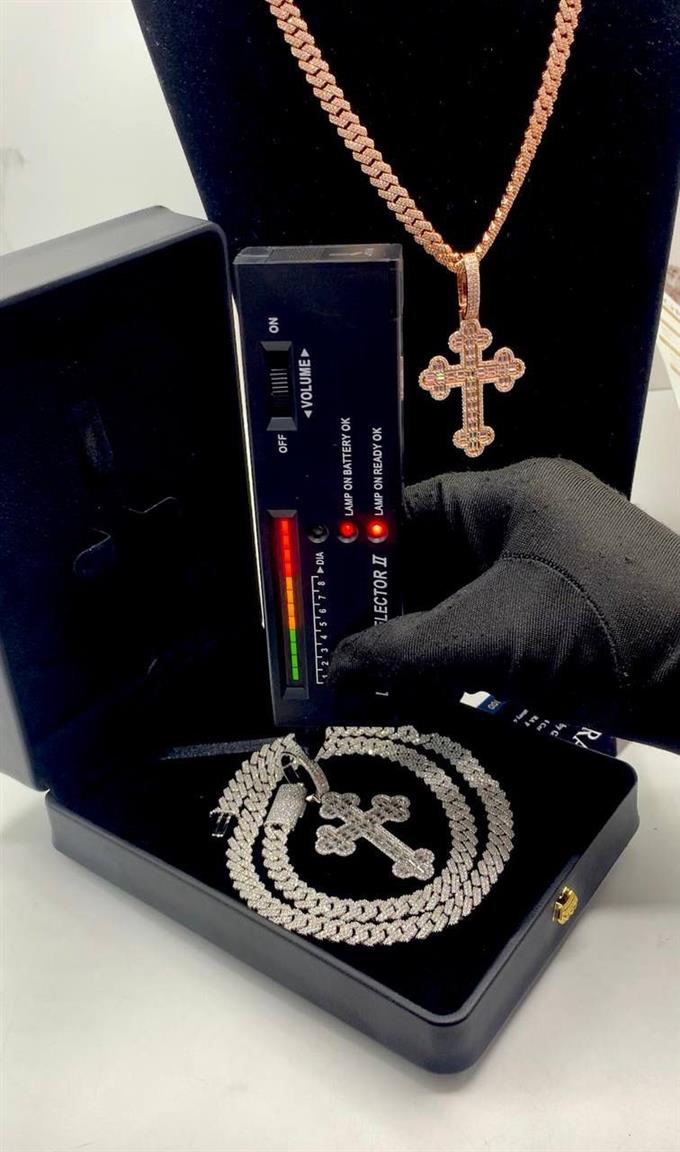 Vvs Mossainite Diamonds Cuban&chain