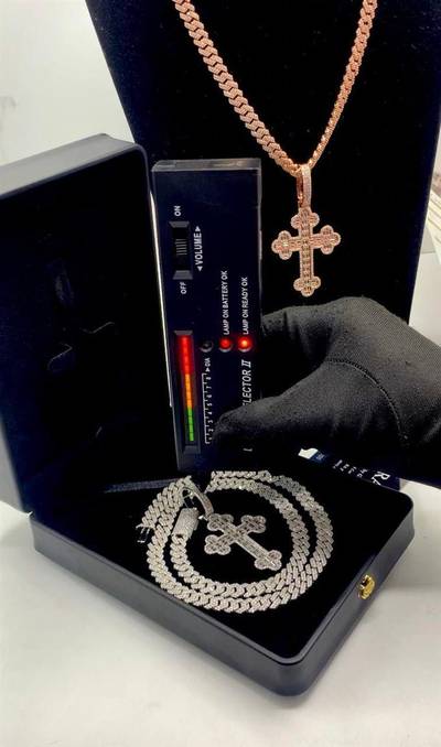 Vvs Mossainite Diamonds Cuban&chain