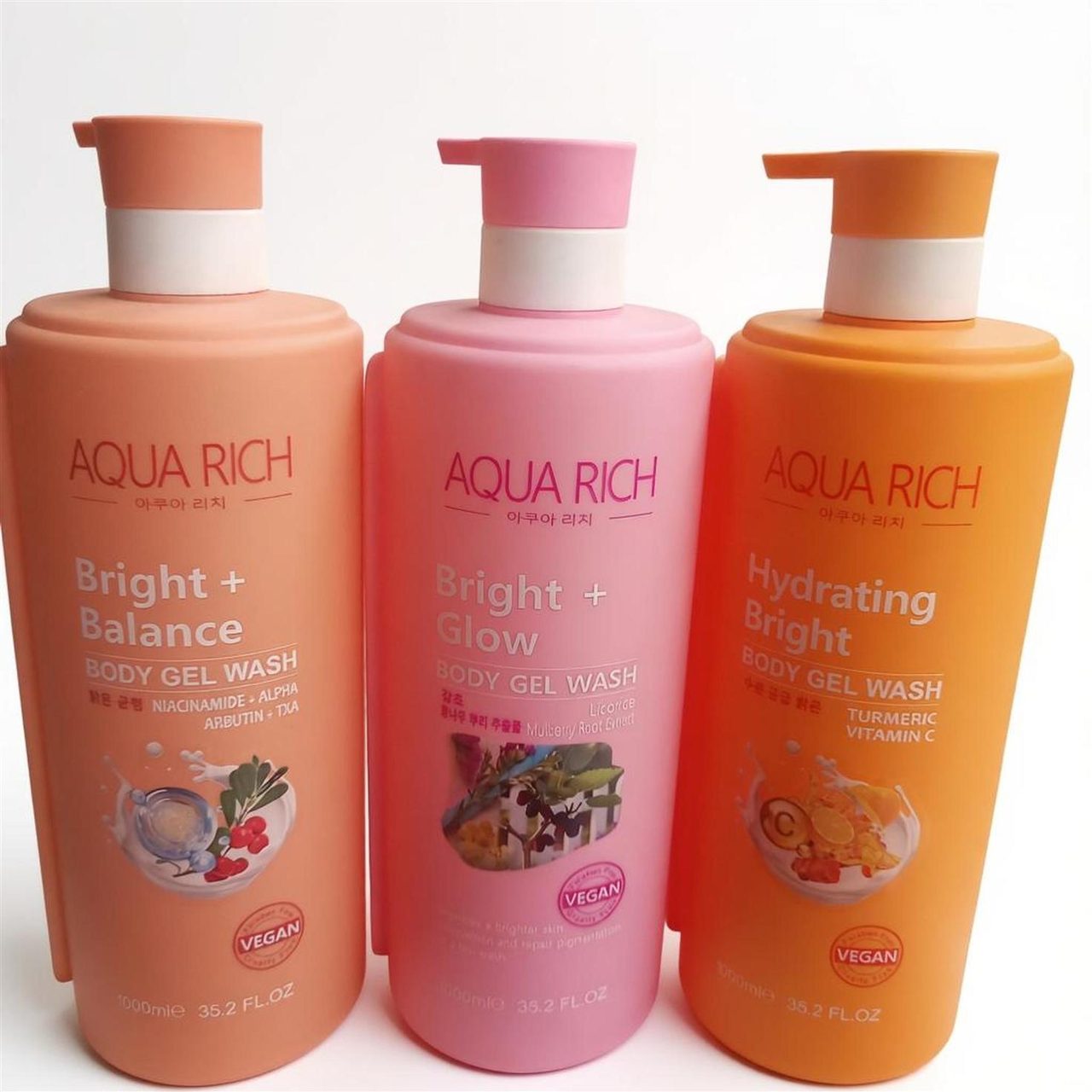 Aqua Rich Body Gel Wash 1000ml