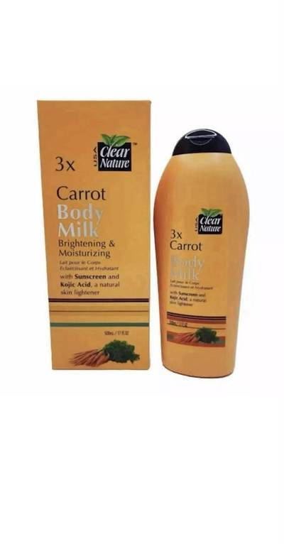 Clear Nature Carrot Body Milk 500ml