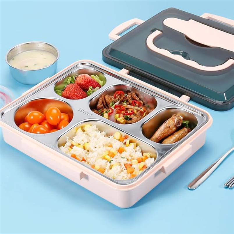 5 compartment insulated Lunch Box
