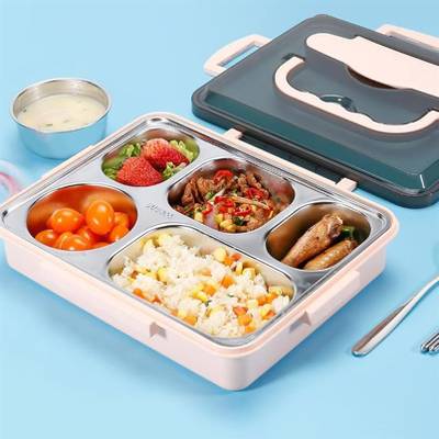 5 compartment insulated Lunch Box