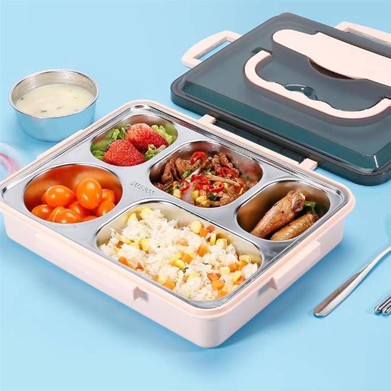 5 compartment insulated Lunch Box