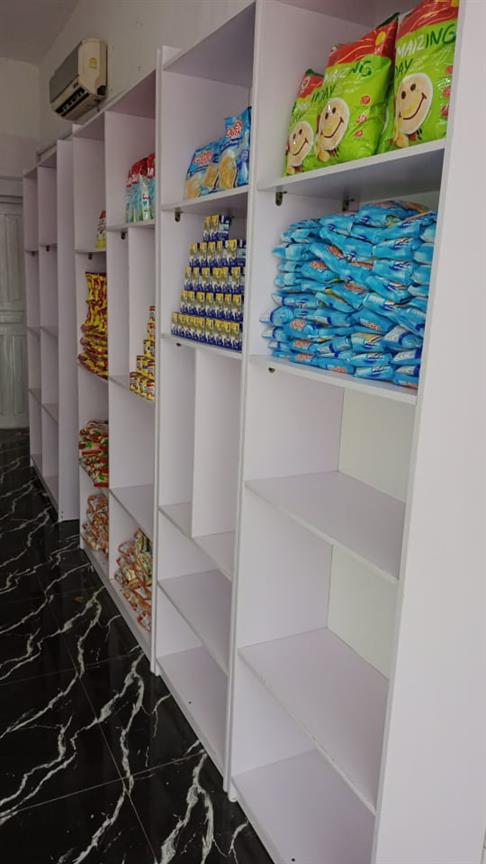 HDF WOODEN SHELVES