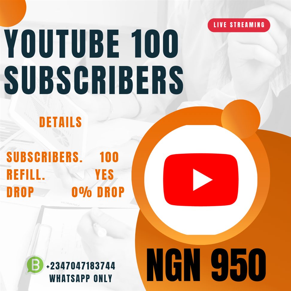 YOUTUBE 100 SUBSCRIBERS