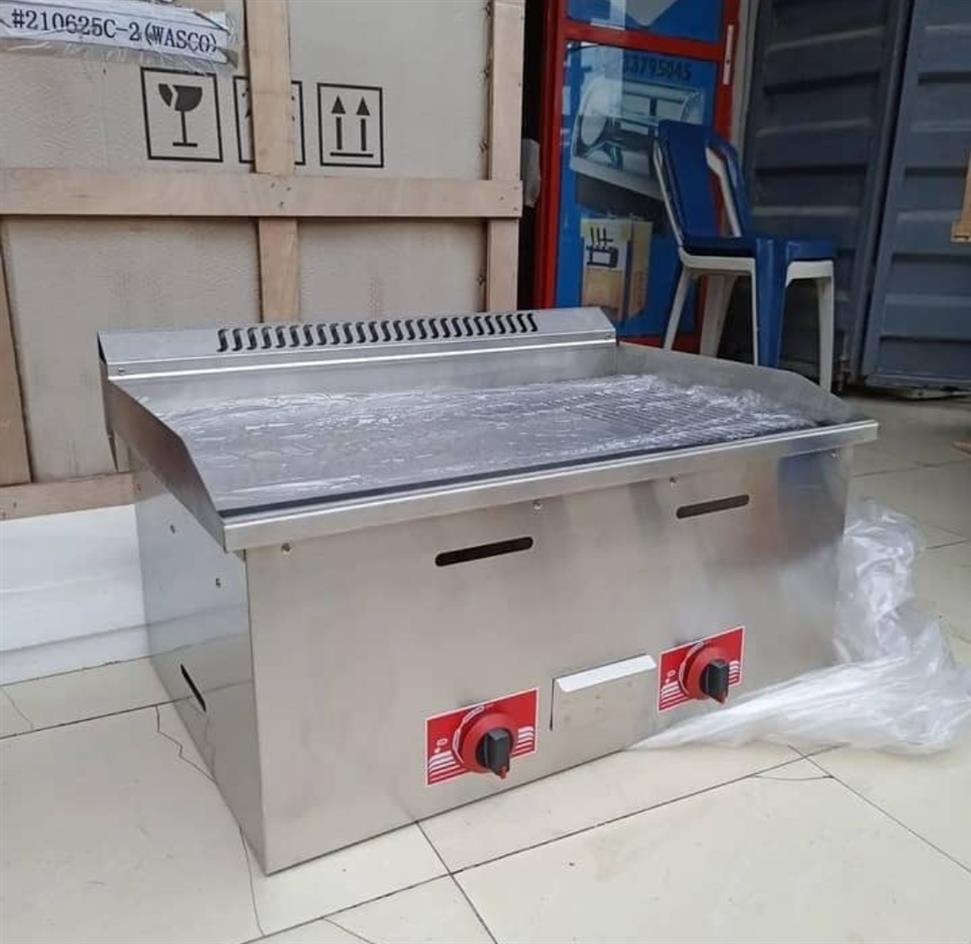 Gas griddle machine