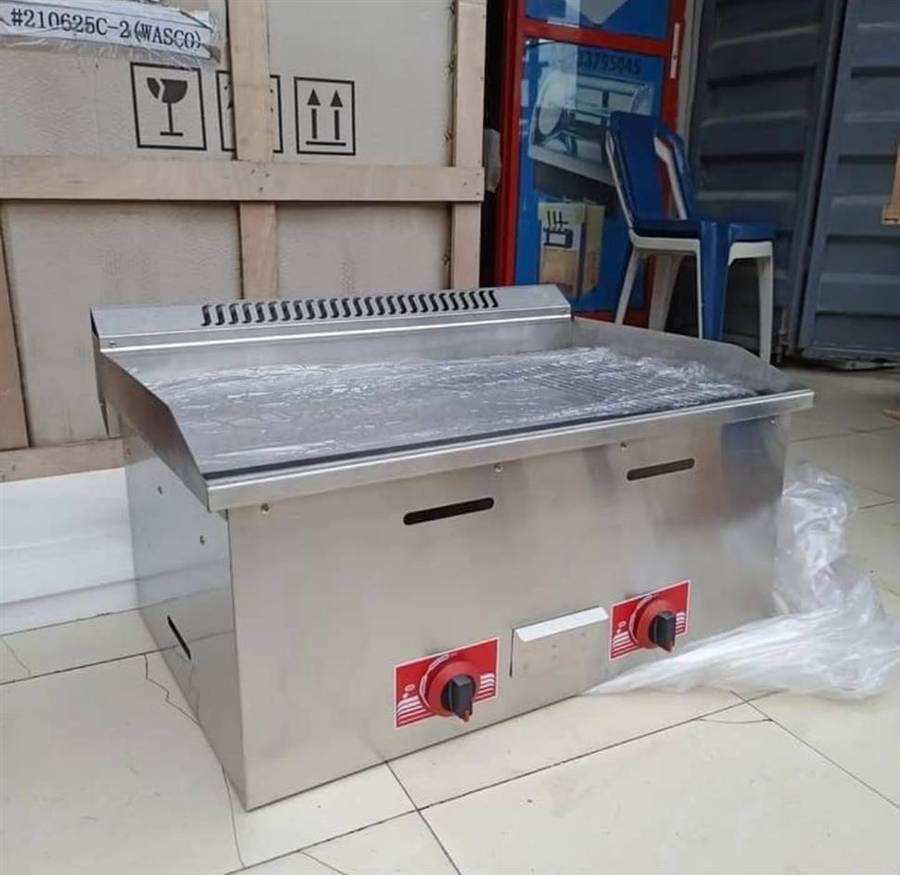 Gas griddle machine