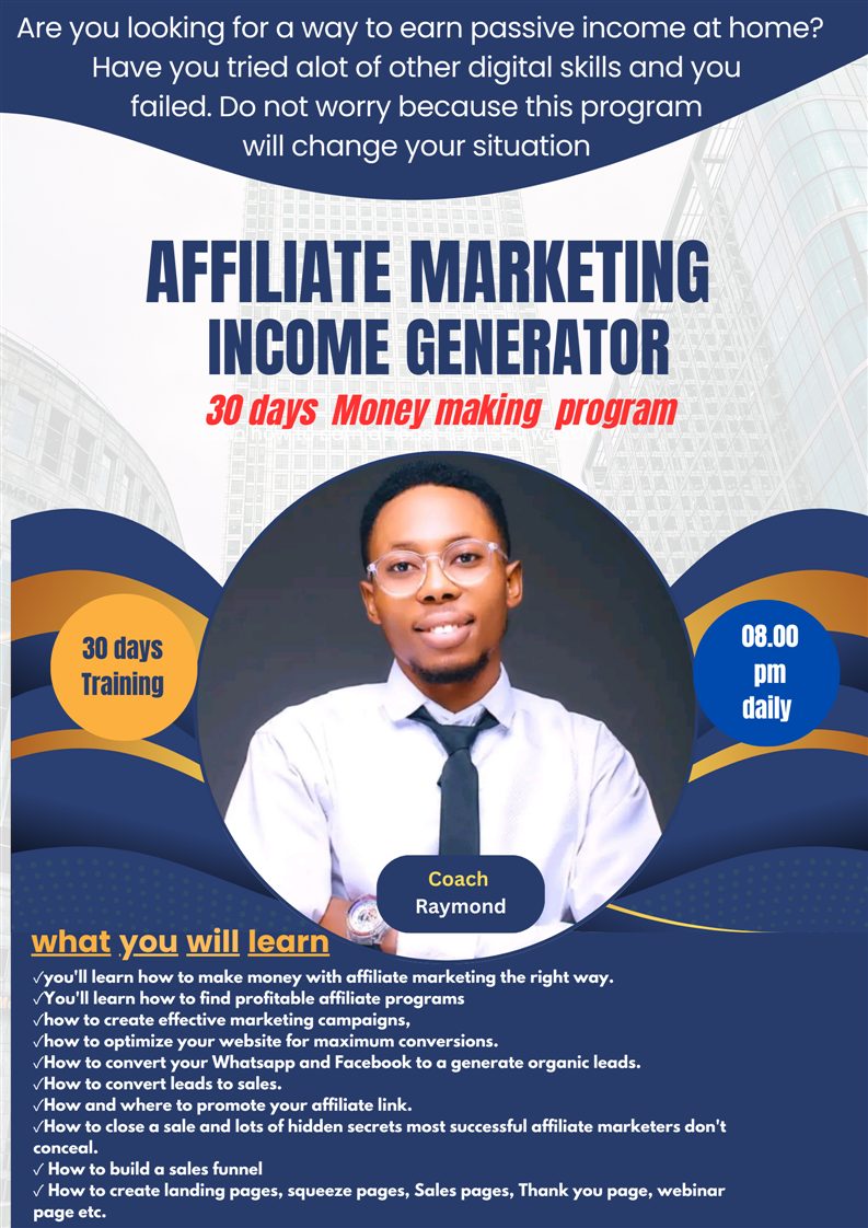 AFFILIATE MARKETING INCOME GENERATOR