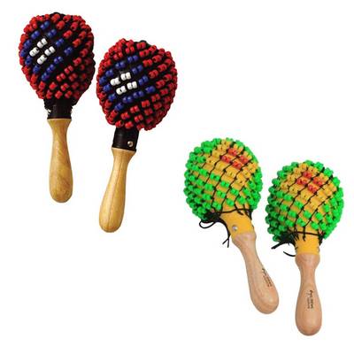 Beaded maracas