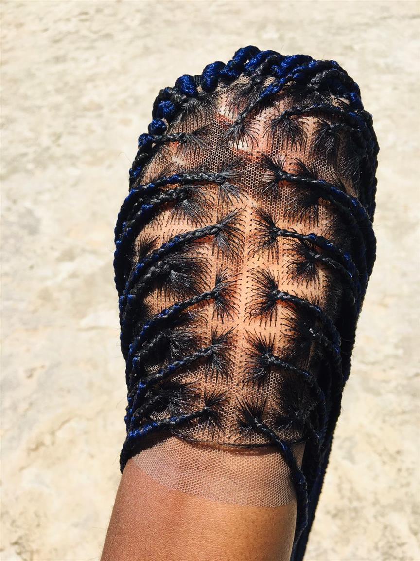 Crochet braided wig