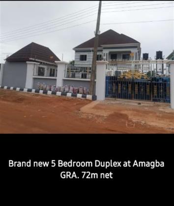 BRAND NEW DUPLEX FOR SALE AT AMAGBA GRA