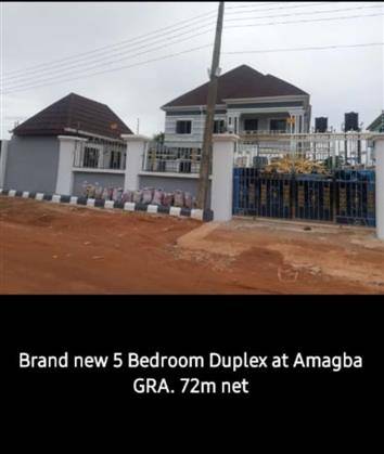 BRAND NEW DUPLEX FOR SALE AT AMAGBA GRA