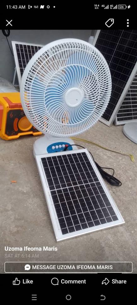 Solar Standing Fan