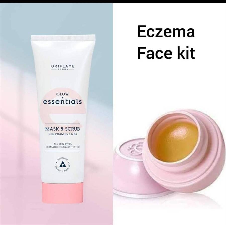 Essential facial mask and scrub
