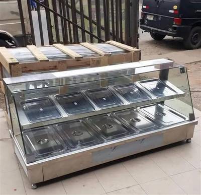 5 Plates Food Warmer Display machine