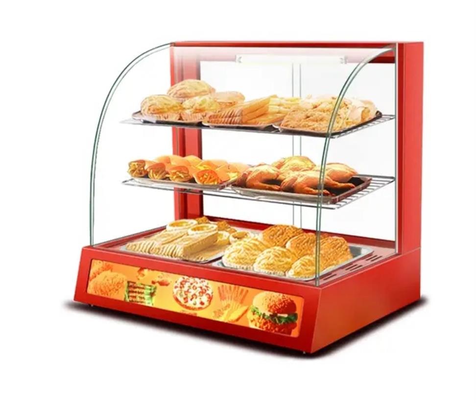 2 Plates Snacks Warmer Display