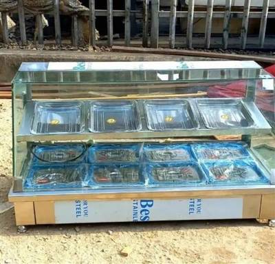 4 Plates Food Warmer Display