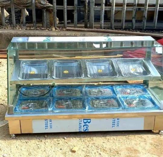 4 Plates Food Warmer Display