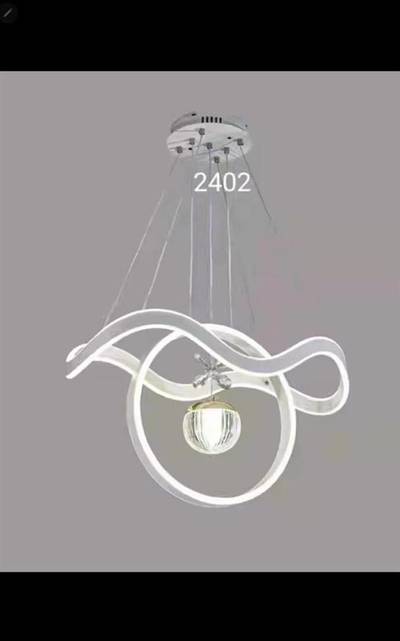 Chandelier pendant dropping LED light