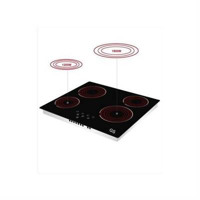 Gs 58cm 4-Burner Ceramic Smooth Surface