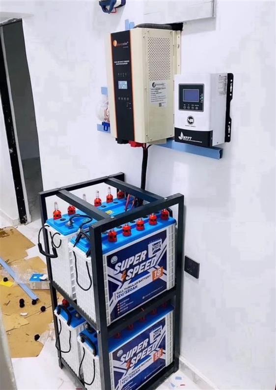 5kvA solar inverter setup