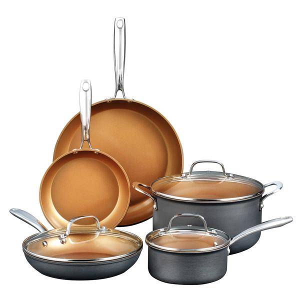 GOTHAN HARD ANODIZED NON STICK 8 PIECE S