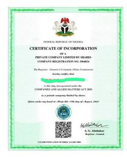 Busines name registration