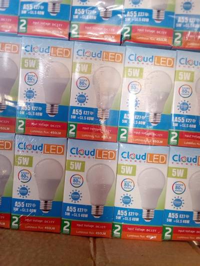 5w 12v DC solar bulb