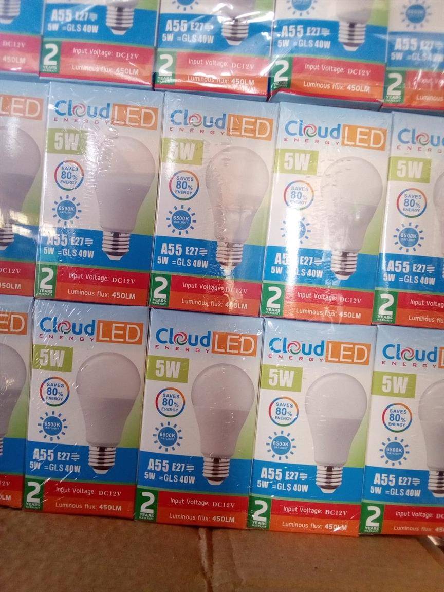 5w 12v DC solar bulb