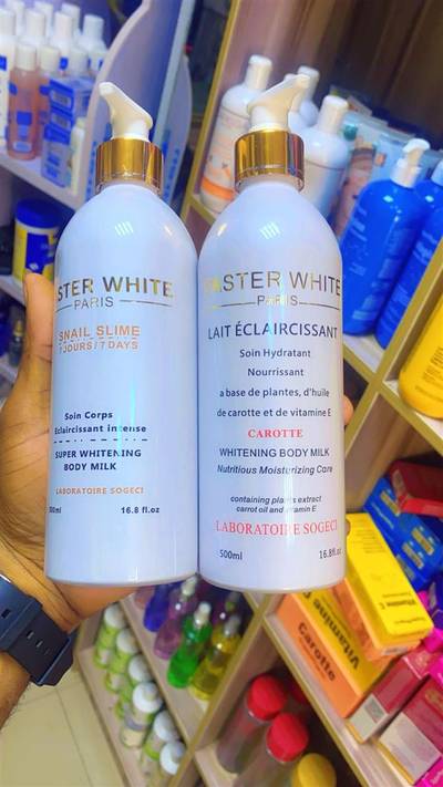 Faster white lotion