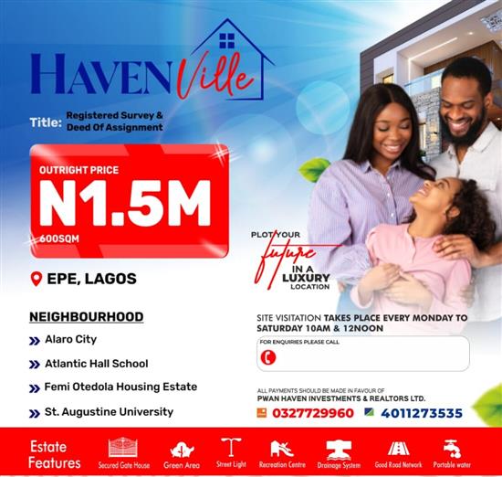 Own a plot @ Epe