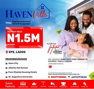 Own a plot @ Epe